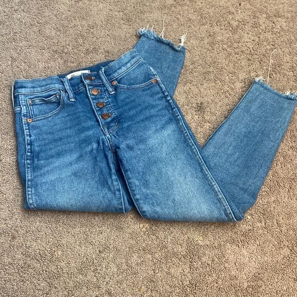 Madewell button fly raw hen jeans​ - Picture 5 of 6